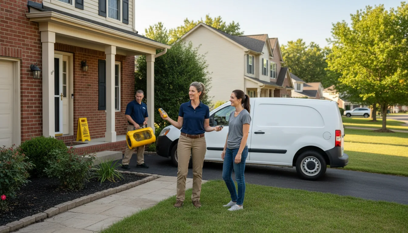 Water restoration image for Flood Water Cleanup, Removal And Restoration Services in Kitts Hill, OH